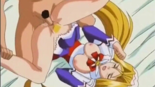 FUCKMELIKEAMONSTER - Busty blonde anime teen getting pussy ravaged
