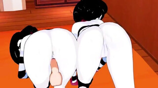 ANIME CREAMPIE COMPILATION _ Feat. Genshin Impact. Jujutsu Kaisen. Konosuba