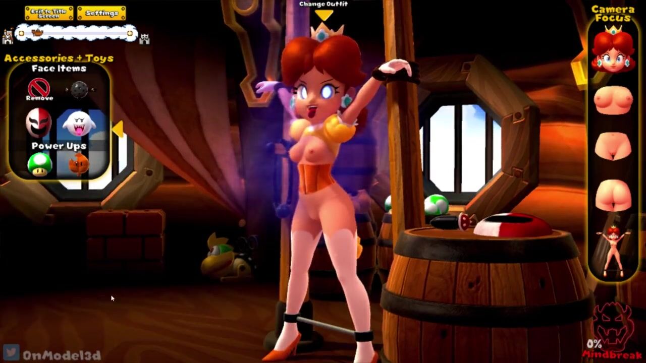 Game Over, Daisy! - Fuck Daisy way to Bowser!