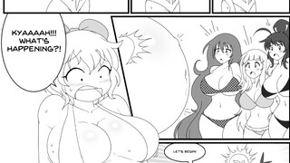 Prggo beach splash - Pregancy hentai fight expansion comic
