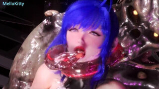 Horny Asian Racing Model's Extreme Tied Up BDSM - First Monster Cock Fuck