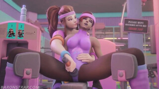 Sombra In Brigitte's Gym