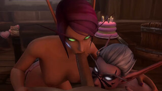 Warcraft Elfs Blowjob NoSound