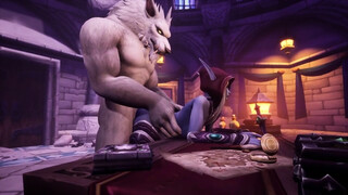 Werewolf takes Night Elf from Behind