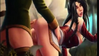 ahri league of legends hentai video