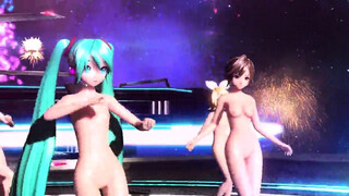 Miku Rin Luka Meiko Neru Haku sexy nude dance