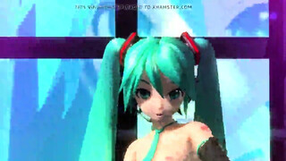 Hatsune Miku nude ecchi dance I'll MikuMiku You (Saltlapse)