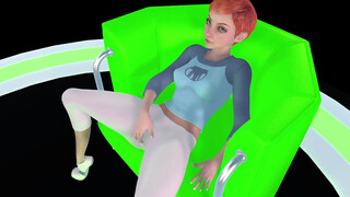 Gwen Tennyson Rubbing her Clit: Ben 10 Hentai Parody