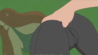 The Secret of the House - Sexy Redhead gets fingered while stuck