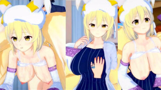 [Hentai Game Koikatsu! ]Have sex with Touhou Big tits Ran Yakumo.3DCG Erotic Anime Video.