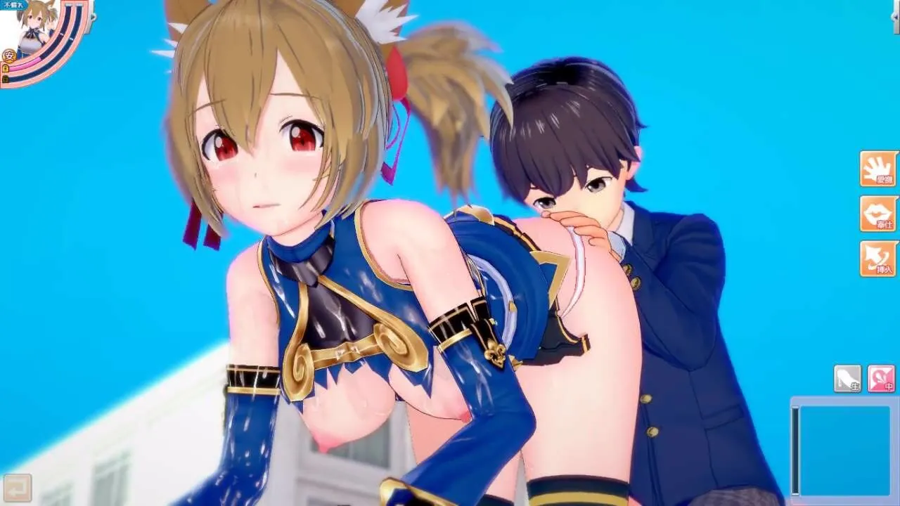 Hentai Game Koikatsu! ]Have sex with Big tits SAO Ayano Keiko.3DCG Erotic  Anime Video.