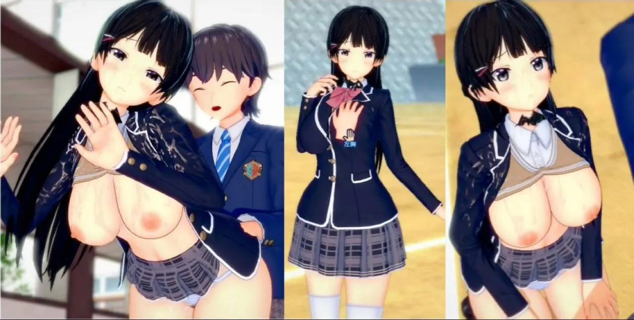 Hentai Game Koikatsu! Have sex with Big tits Vtuber Tsukino Mito.3DCG Erotic Anime Video.