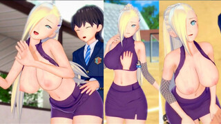 [Hentai Game Koikatsu! ]Have sex with Big tits Naruto Ino Yamanaka.3DCG Erotic Anime Video.