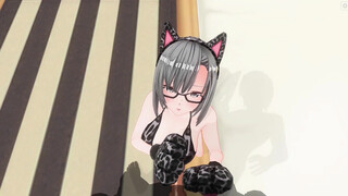 3D HENTAI Neko girl sucks your cock POV