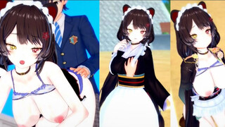 [Hentai Game Koikatsu! ]Have sex with Big tits Vtuber Inui Toko.3DCG Erotic Anime Video.