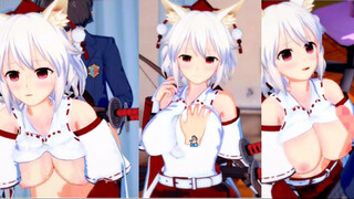 [Hentai Game Koikatsu! ]Have sex with Touhou Big tits Momiji Inubashiri. 3DCG Erotic Anime Video.