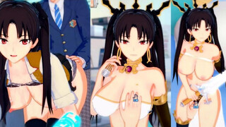 [Hentai Game Koikatsu! ]Have sex with Fate Big tits Ishtar(Rin Tohsaka).3DCG Erotic Anime Video.