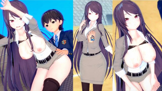 [Hentai Game Koikatsu! ]Have sex with Big tits Vtuber Gundo Mirei.3DCG Erotic Anime Video.
