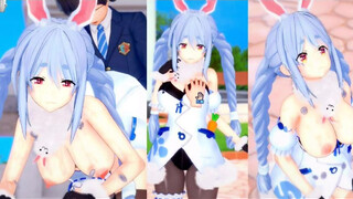 [Hentai Game Koikatsu! ] Sex s Re nula Velké kozy Vtuber Usada Pekora.3DCG Erotické anime video.