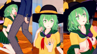 [Hentai Game Koikatsu! ]Have sex with Touhou Big tits Koishi Komeiji. 3DCG Erotic Anime Video.