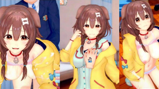 [Hentai Game Koikatsu! ]Have sex with Big tits Inugami Korone.3DCG Erotic Anime Video.