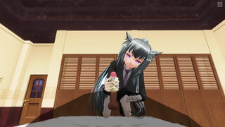 3D HENTAI jerk off your cock with her panties