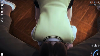 School uniforms　H　blow job　honey select2　japanese