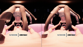 Genshin Impact - Hu Tao Reverse Straddle [4K VR Uncensored Hentai]