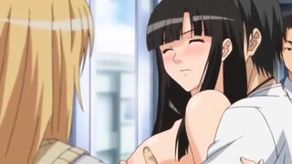 Hot anime girl drilled with toys