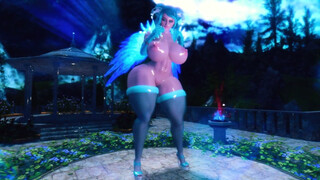 Skyrim THICC Vana Azure Moonlight Dance