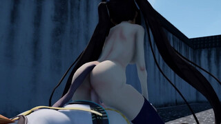 Sexy dance of a cute cat girl with small tits and tender pink nipples, who is just waiting to be fucked in a juicy pussy