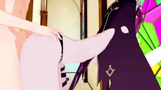 Rosaria Genshin Impact 3D HENTAI 6/12