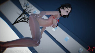 MMD R18 Nude Sexy Mitsu - Lean On - 1091