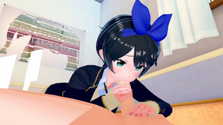 Ruka Sarashina Kanojo Okarishimasu 3D HENTAI 1/8