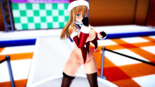 Mmd Christmas Santa fucked and Squirting On My helper