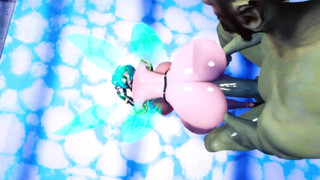 Skyrim THICC Vana Cyan Fucks Huge Orc Cock