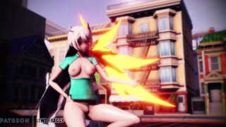 [MMD R-18] Honkai Impact - God Kiana Lamb [4K UNCENSORED HENTAI]