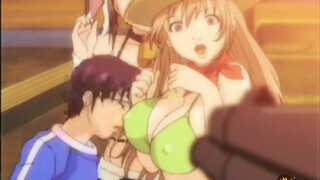 Nerd gets dick between busty babes tits - Boobalicious - Hentai.xxx