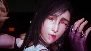 Tifa in the parking lot passionate sex ~ exclusive production