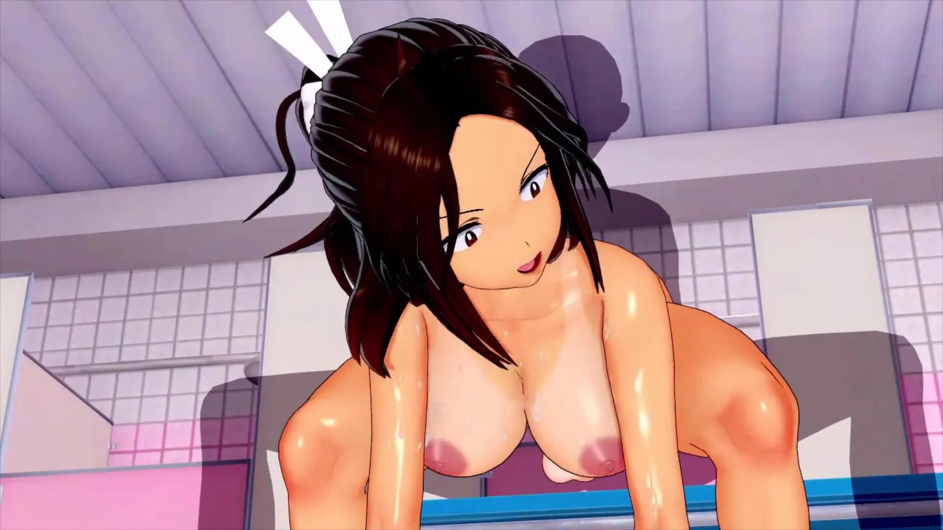 NANDE KOKO NI SENSEI GA!? HAZAKURA HIKARI (3D HENTAI)