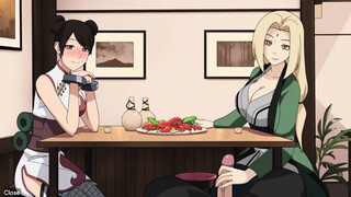 Naruto - Kunoichi Trainer - Part 19 - Tsunade Handjob Under Table By LoveSkySanX