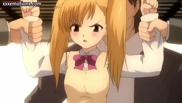 636px x 360px - Blonde anime teenie doing handjob