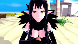 Semiramis FATE GRAND ORDER Sex on the beach 3D HENTAI