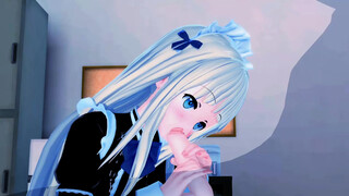 Mayuki Hinakonote Cute maid clothes 3d hentai