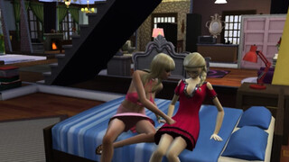 A small collection of Simsons sex in clothes. Fetish lesbians - Porno game