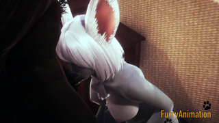 Furry Hentai - Sexy and cute Bunny having sex with a beast66