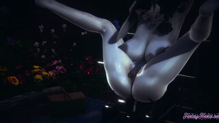 Resident Evil Hentai - Lady Dimitresku in a Anal sexual machine