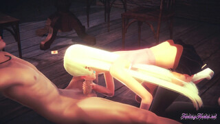 Seven Deadly Sins Hentai - Elizabeth Liones Blowjob & Fucked