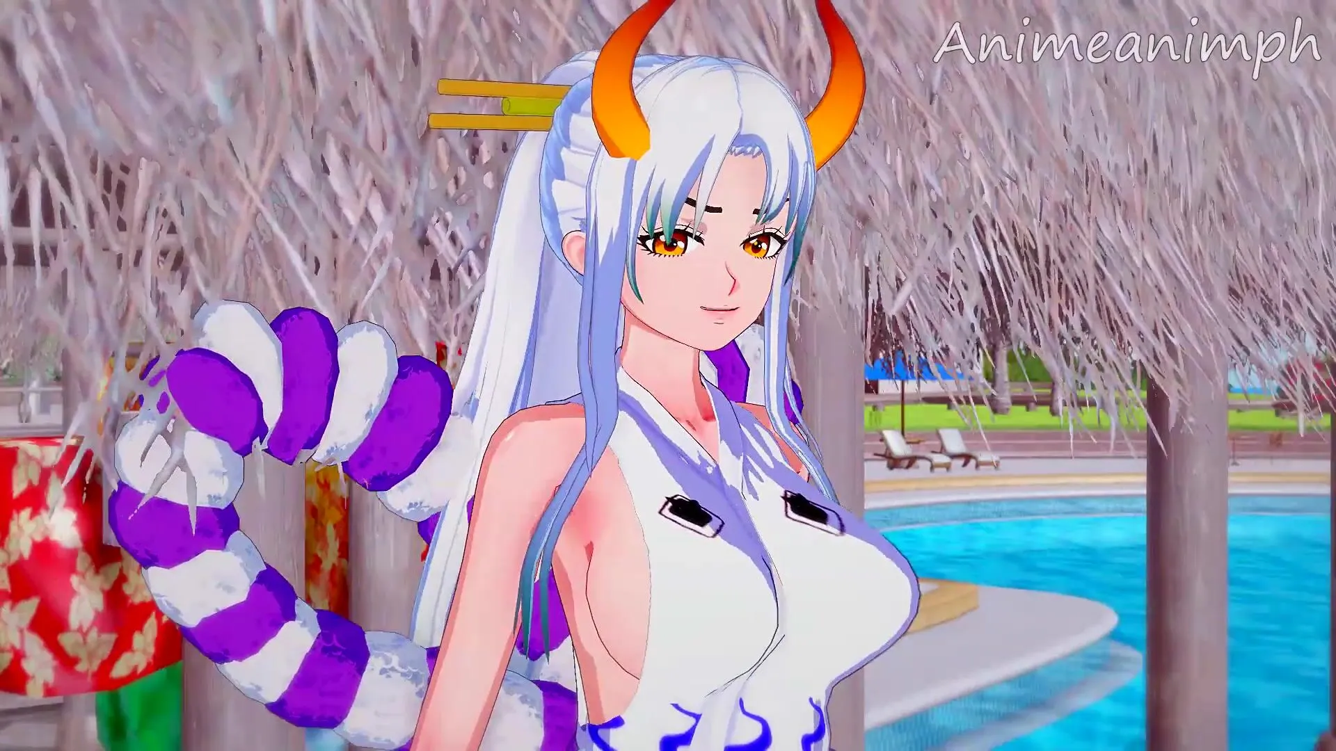 Fucking Yamato from One Piece Until Creampie - Anime Hentai 3d Uncensored