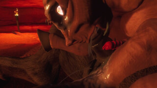 Demon Pig Beast & Big Minotaur Play Rough With Alissa (Some Peeing & Piss) / Wild Life Furries